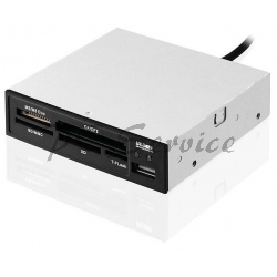 Czytnik kart I-BOX 62in1 USB2.0 BLACK WEWNĘTRZNY 1-in-TIME (ICKWSUIR01)