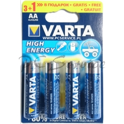 Varta AA 1,5V High Energy +80% (blister 4szt.)