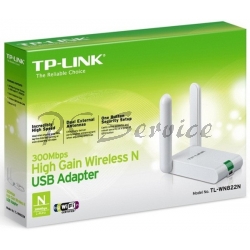 Karta sieciowa TP-LINK TL-WN822N 802.11n USB N300 ANTENA 2x3dBi Bezprzewodowa