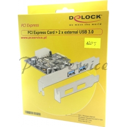 Kontroler PCI-Express 2x USB 3.1 Gen 2 Typ-A (zwykły+niski profil śledzia)