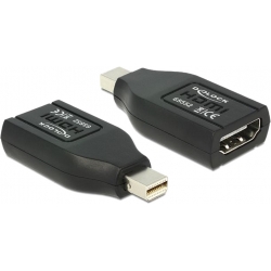 Adapter Delock DisplayPort Mini - HDMI czarny