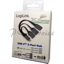 hub USB-C 3.0 x 1 port, 2.0 x 2 porty  LogiLink (UA015  v.2.0)