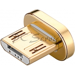 Magnetyczny Wtyk - końcówka magnetyczna do kabla USB 2.0 GOOBAY USB-USB MICRO TYPE A-B M/M 1.2M Hi-Speed BLACK