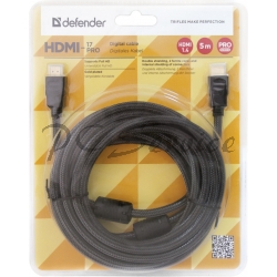 Kabel HDMI M-M, ver 1.4,  5 m  (HDMI-17PRO)