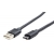 Kabel USB 2.0 typ A - USB typ C (AM/CM) 1m czarny