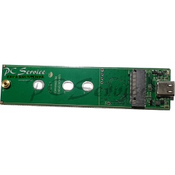 zewnętrzna obudowa / ramka na dysk SSD M2 (typ PCIe/NVMe) - USB C
