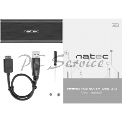 zewnętrzna obudowa / ramka na dysk SSD M2 (typ SATA) - USB 3.0 micro RHINO M.2!