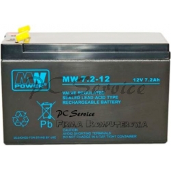 Akumulator MW Power typ MW 7.2Ah 12V