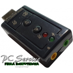 karta dźwiękowa USB 7.1 CH AK-01 SAVIO