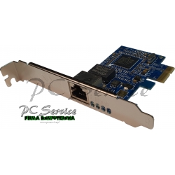 Karta sieciowa LANBERG PCI-E 1X RJ45 GIGABIT  + śledź low profile