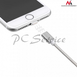 Magnetyczny kabel USB TYPE-C  SILVER MCE178