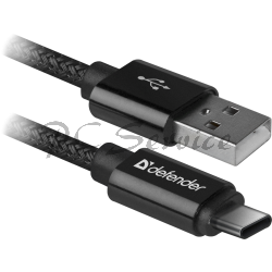 KABEL USB A (AM) - C 1m 2.1A 480Mbps PRO-series (czarny)