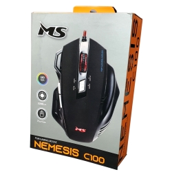 MYSZ GAMINGOWA MS NEMESIS C100 PRZEWODOWA KANBEL W OPLOCIE ERGONOMICZNA