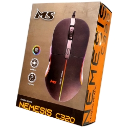 MYSZ MS NEMESIS C320 6400DPI 7P LED GAMING 6400dpi KABEL W OPLOCIE