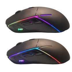 MYSZ GAMINGOWA MS NEMESIS C375 7200DPI 5P RGB PRZEWODOWA Z PODKŁADKĄ