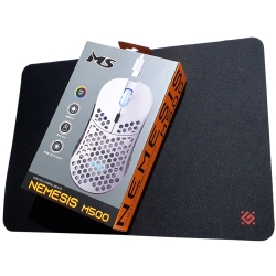 BEZPRZEWODOWA AKUMULATOROWA MYSZ MS NEMESIS M500PAD RF 4800DPI 6P PODKŁADKA