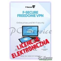 F-Secure FREEDOME VPN na 7 urządzeń na 1 rok