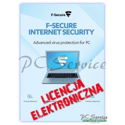 F-Secure INTERNET SECURITY licencja na 3  komputery na 2 lata