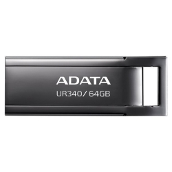 ADATA FLASHDRIVE UR340 64GB USB 3.2 BLACK PENDRIVE PAMIĘĆ PRZENOŚNA