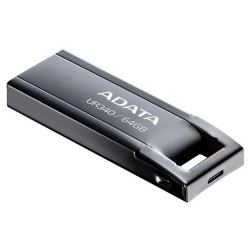 ADATA FLASHDRIVE UR340 64GB USB 3.2 BLACK PENDRIVE PAMIĘĆ PRZENOŚNA