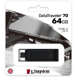 Pendrive KINGSTONE DataTraveler 70 64GB USB-C 3.2 Gen-1
